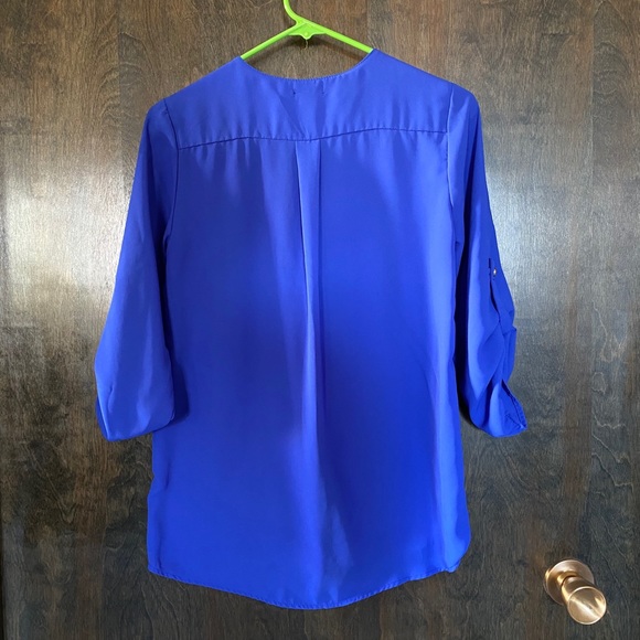 Beautiful Blue Rue 21 Dress Shirt 👚 - Picture 2 of 3